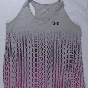 Girls Youth XL Under Armour Heat Gear Loose Tank